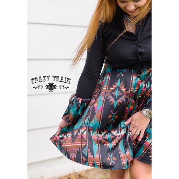 Crazy Train Western Duster Dress - Picture 8 of 9